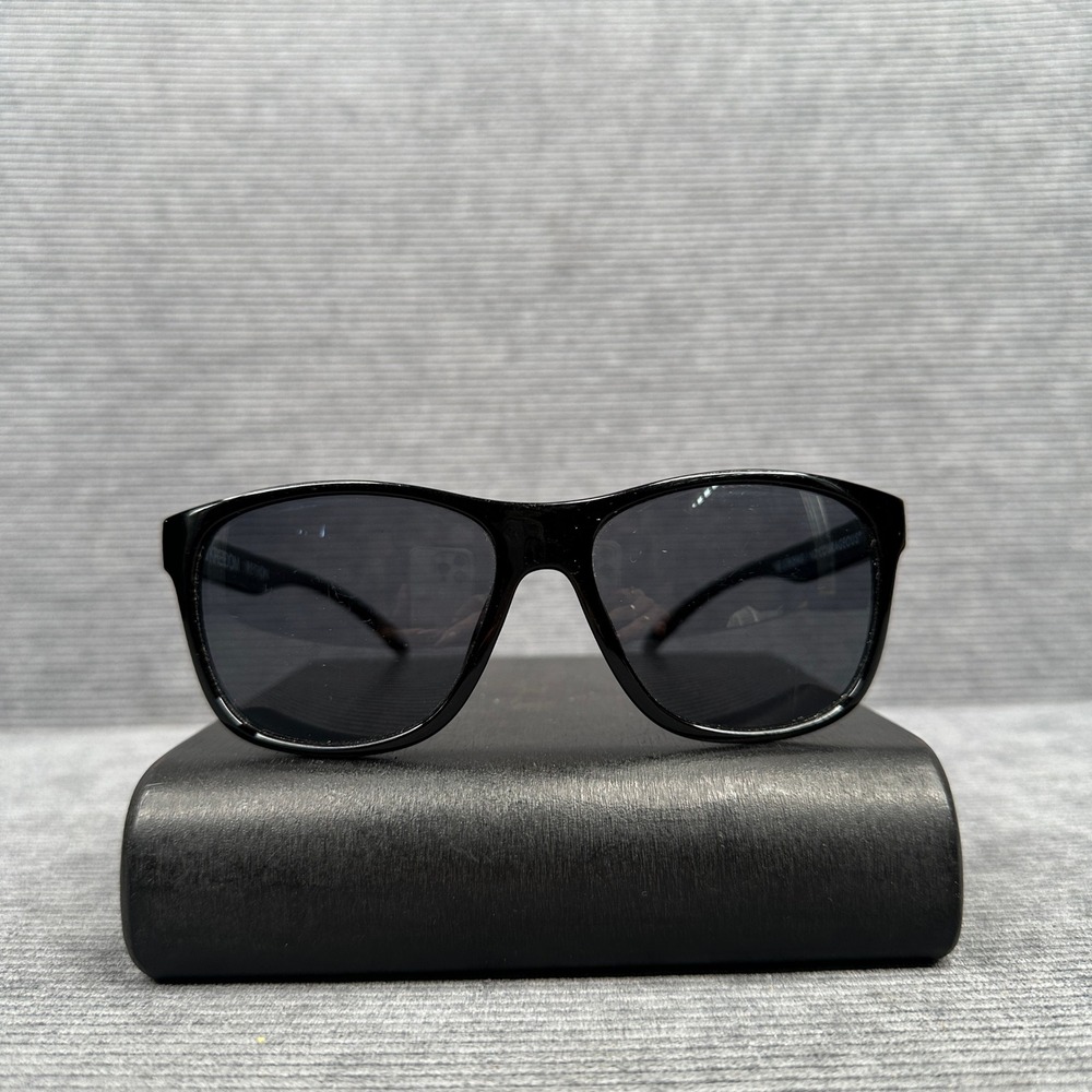 KREEDOM Region Sunglasses Black Plastic Frame Dark Tinted Lenses Logo Detail Y2k